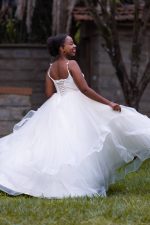 Off- White Ball Gown - Image 3