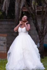 Off- White Ball Gown - Image 2