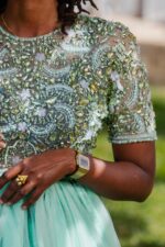 Mint A-line Dress - Image 3