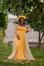 Mustard A-line Dress