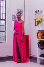 Hot Pink Floor-length Top Look - Image 3
