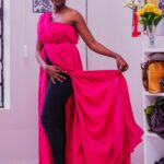 Hot Pink Floor-length Top Look