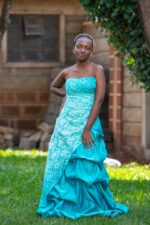 Turquoise Ombre Dress - Image 3