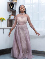 Nude Pink A-line Dress