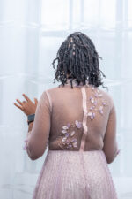 Nude Pink A-line Dress - Image 2