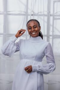 Organza A-line Dress - Image 3