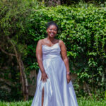 Minimalist A-line Gown