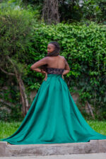 Emerald A-line Gown - Image 3