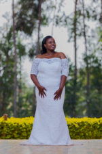 Milk White Mermaid dress