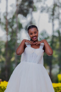 Champagne A-line Dress - Image 2