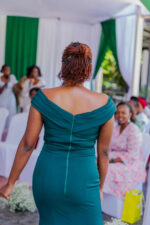 Emerald Green Elegant Dress - Image 3
