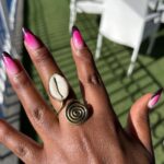 Cowrie Shell Ring