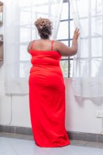 Red Sheath Dress - Image 2