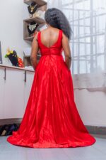Silk A-line Dress