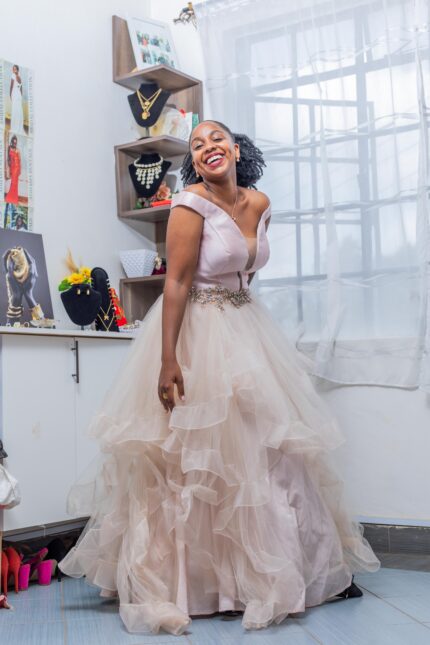 Blush Pink Layered Dress