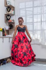 Floral A-line Gown - Image 3