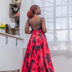 Floral A-line Gown