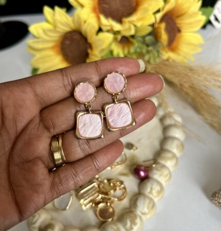 Pink Earrings